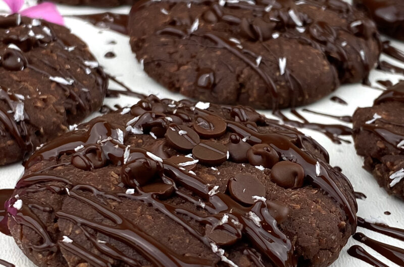 Cookies vegani morbidi cocco e cacao