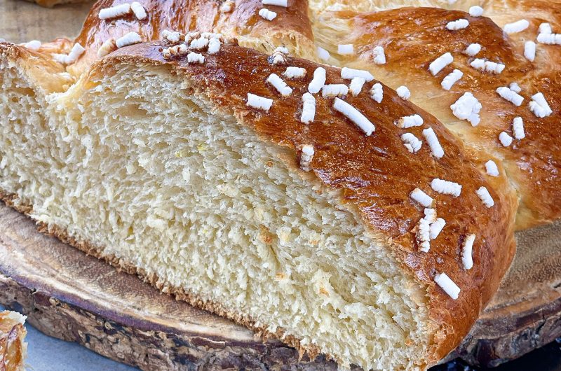 Treccia di pan brioche 🥐 sofficiosa